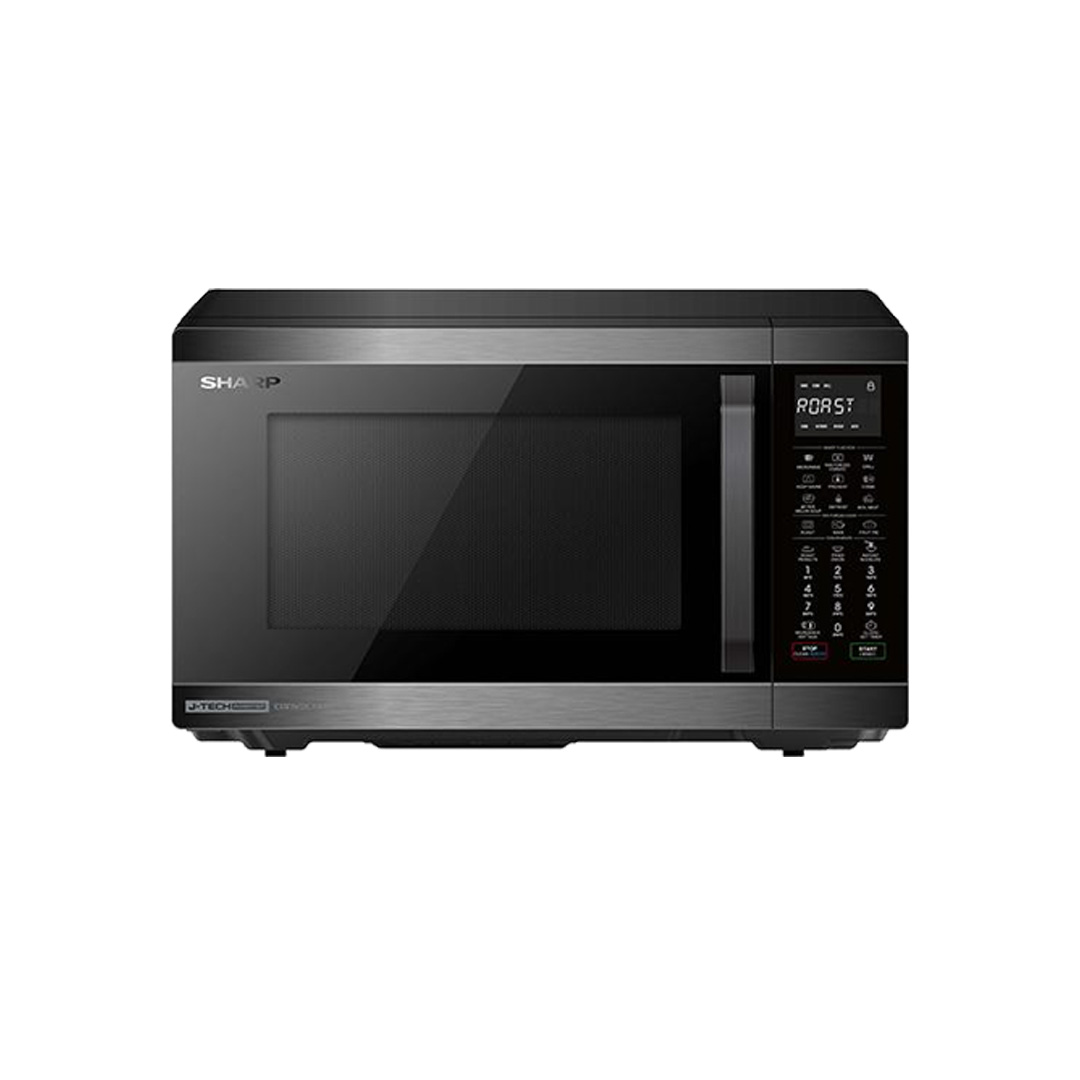 SHARP 32L Microwave Oven with Grill & Convection R859EBS | Auto Menu | Auto Defrost | Child Lock | Energy Save Mode | Microwave Oven with 1 Year Warranty