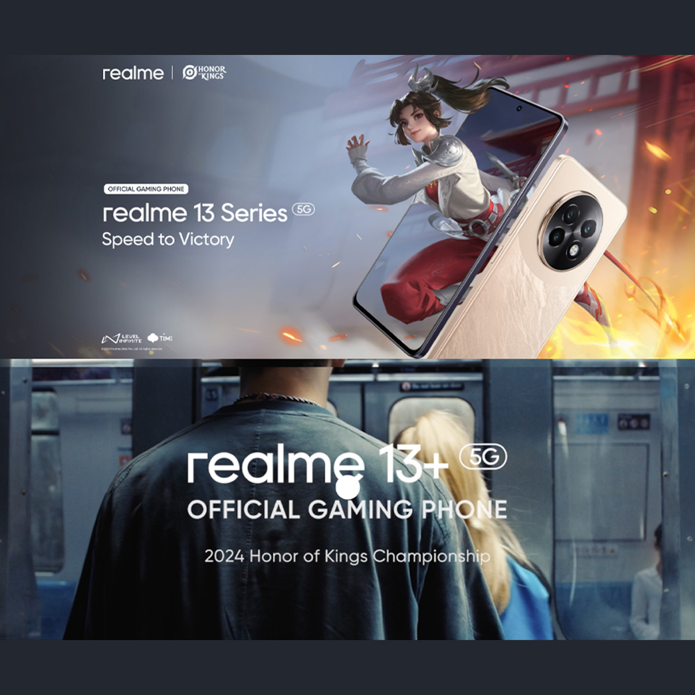 realme 13+ 5G 12GB+256GB/ 12GB+512GB | Android 14, Realme UI 5.0 | MediaTek Dimensity 6300 5G | 5000mAh, 80W Ultra Charge