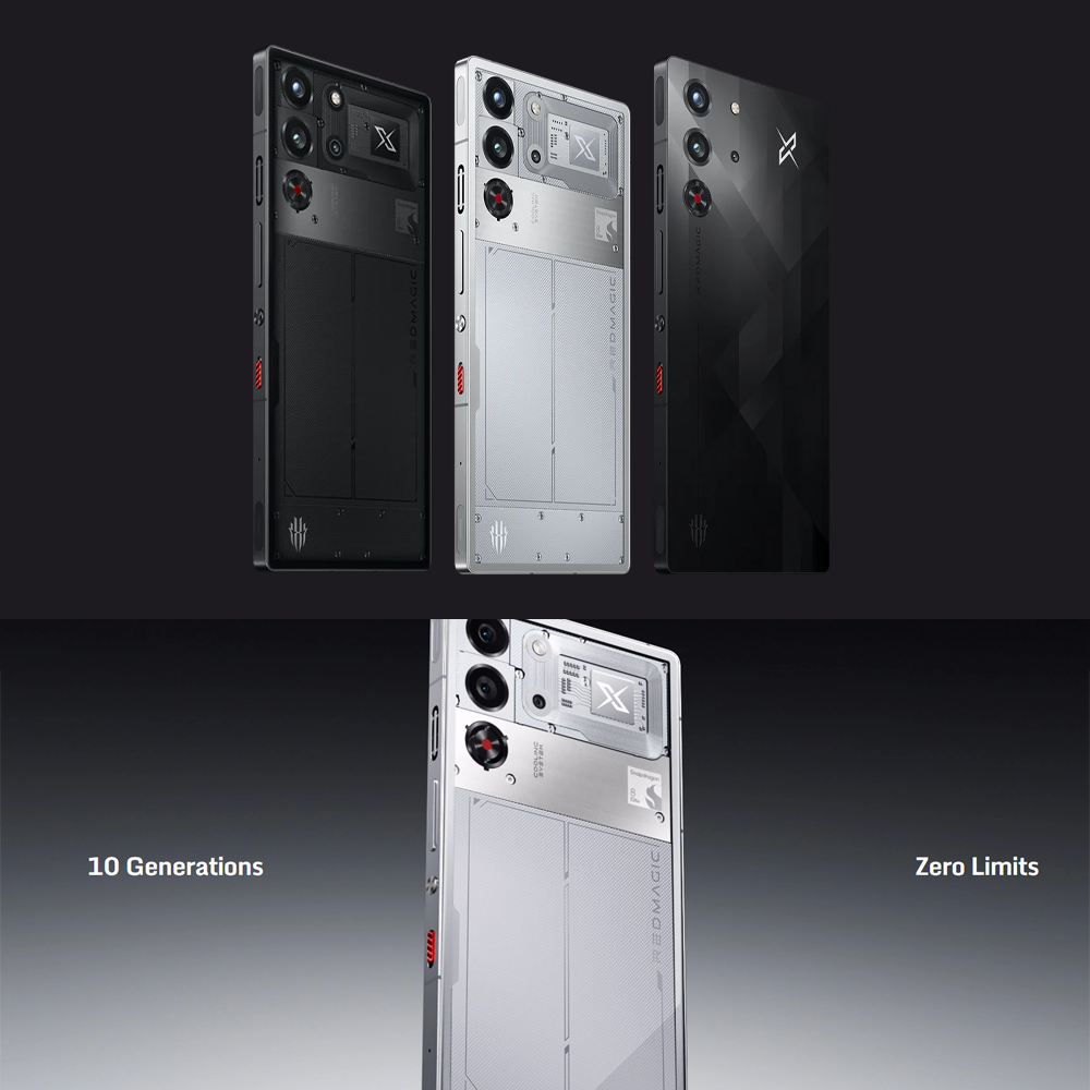 REDMAGIC 10 Pro | Battery 7050 mAh, 100W fast charging | 1.5K All-Screen Display with 144Hz | Snapdragon 8 Elite