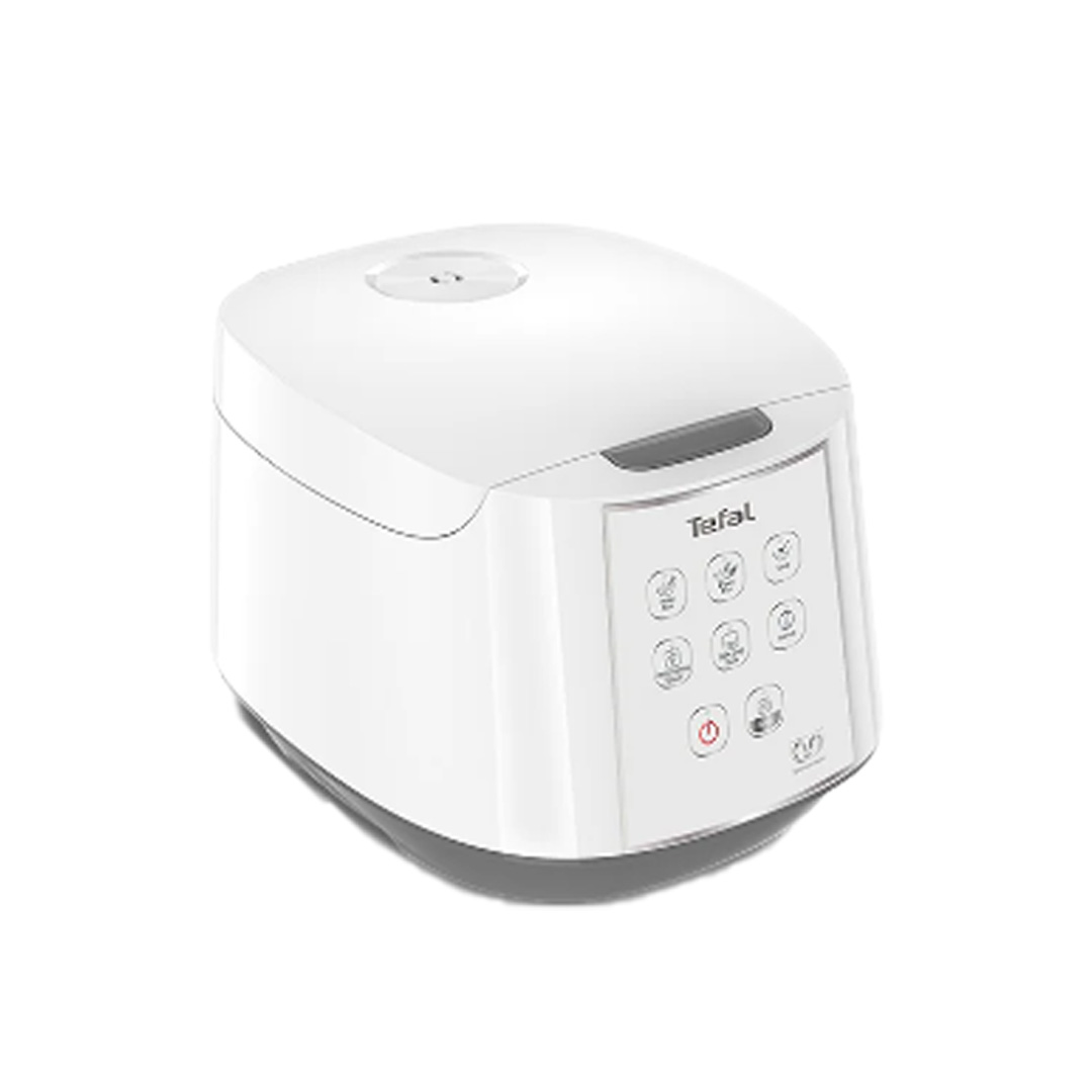 Tefal 1.8L Easy Rice Fuzzy Logic Rice Cooker RK7321 | Reheat | Control Panel | Steam Basket | Keep Warm | Removable Cord | Rice Cooker with 2 Year Warranty
