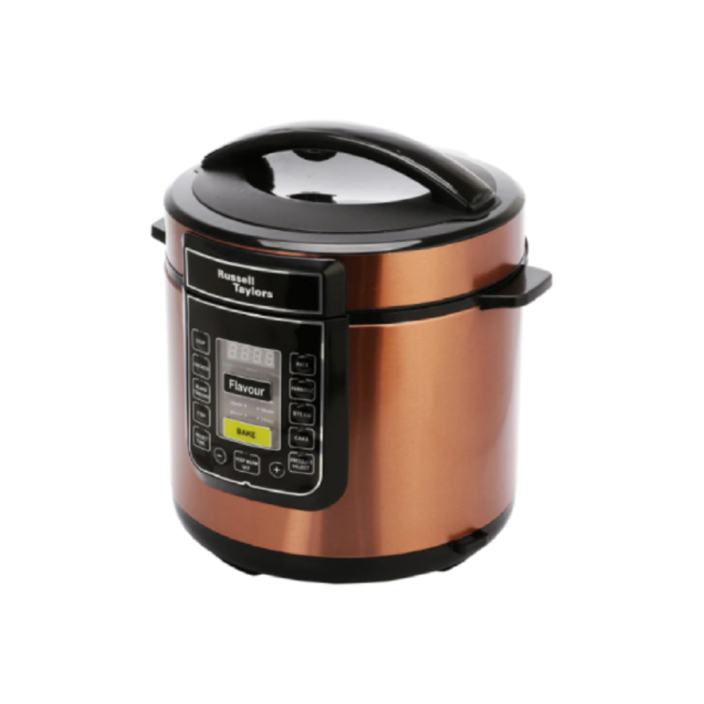 Russell Taylors 6L/12L Pressure Cooker PC-60/ PC-12 | Express Cooking | Multi-Cooking Function | LED Display | Cooker with 2 Year Warranty