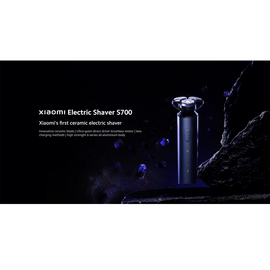 Xiaomi Electric Shaver S700 | IPX7 Waterproof Rating | Innovative Ceramic Blade | Three Speed Modes | Electric Shaver with 1 Year Warranty