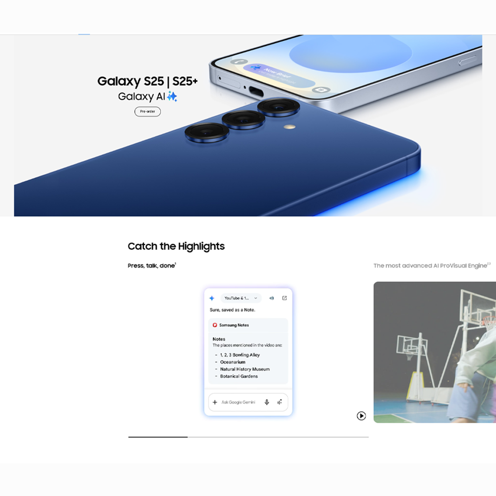 SAMSUNG Galaxy S25+ | Snapdragon 8 Elite for Galaxy | 4900mAh Battery | All New One UI 7, Built For AI