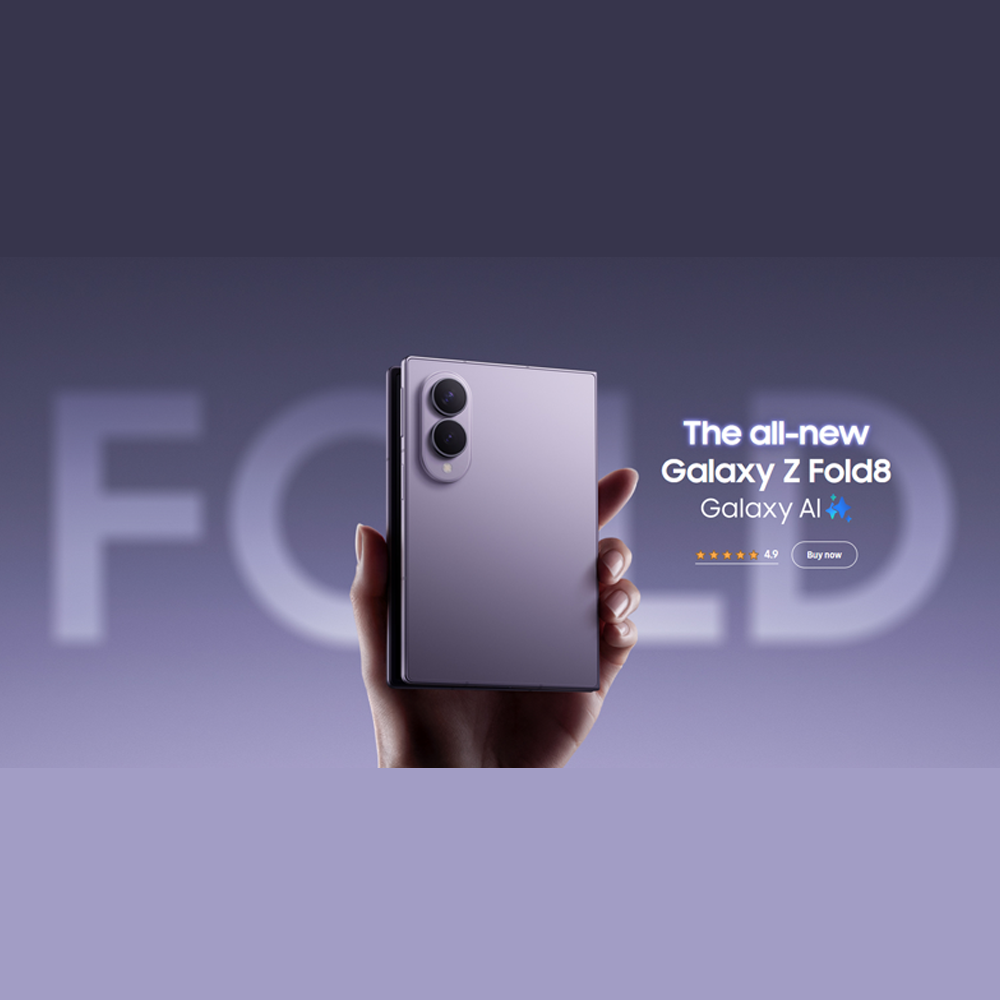 SAMSUNG Galaxy Z Fold8 12GB+256GB/ 12GB+512GB/ 16GB+1TB | 7.6inch, Foldable Dynamic | Rear Camera 50MP | Qualcomm SM8850-1-AD Snapdragon 8 Elite Gen 5 (3 nm) | Li-Po 4800mAh, 45W Fast Charge