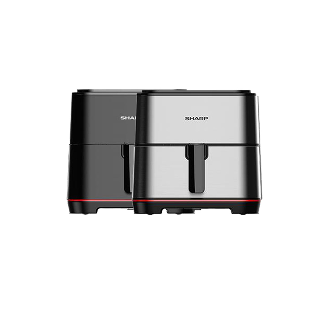 SHARP 7L Air Fryer KFAF70MBK/KFAF70MST | Drop Off Protection | Auto Pot Detection | Auto Re-Operate | Auto Stop | Air Fryer with 1 Year Warranty