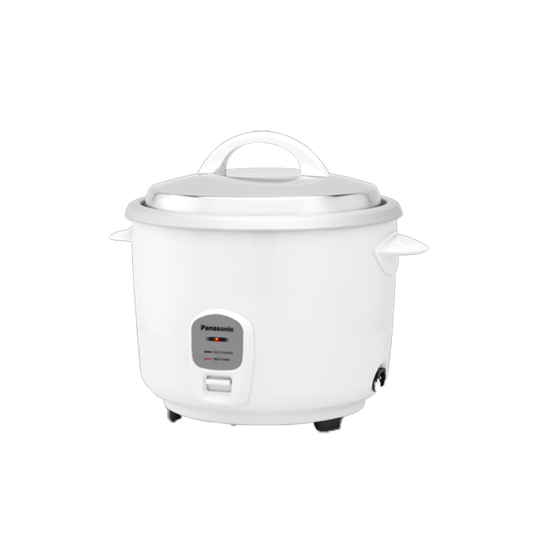 Panasonic 2.8L Conventional Rice Cooker SR-E28WSKN | 15-Cup Capacity at a Time | Removable Inner Pot | Keep Warm Function
