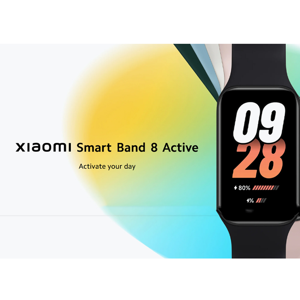 Xiaomi Smart Band 8 Active | 50+ sports modes | All-day sleep, heart rate and SpO2 monitoring | 100+ Watch Faces To Match Any Style | 1  Year General Warranty