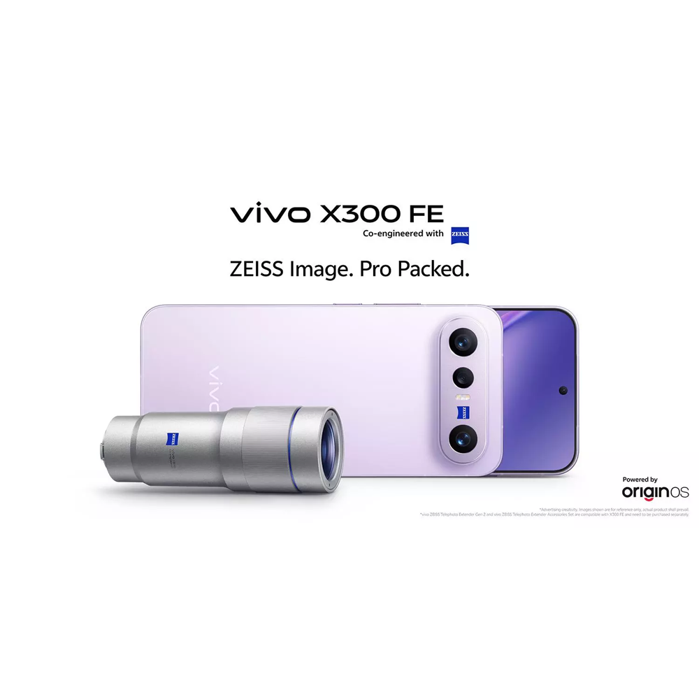 vivo X300 FE 12GB+256GB / 12GB+512GB | Qualcomm Snapdragon 8 Gen 5 | 6500mAh BlueVolt Battery | Pro Video | 90W FlashCharge