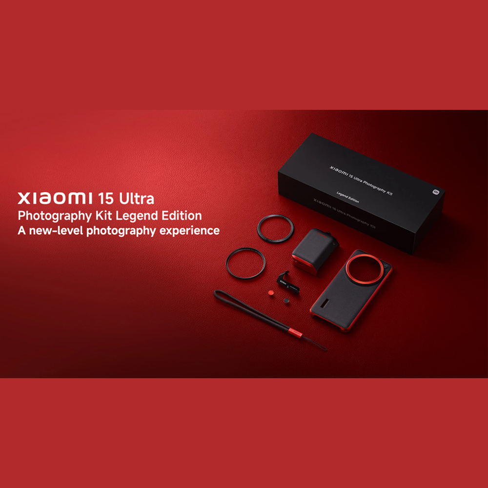 Xiaomi 15 Ultra Photography Kit Legend Edition 25017PSB6S | Video button | 67mm Filter Adapter Ring | Massive 2000mAh (typ) battery