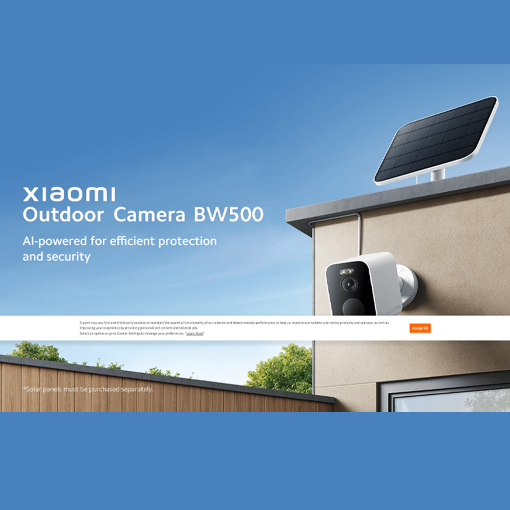 Xiaomi 2500P Outdoor Camera BW500 MJSXJ06BY | 6-month durable battery | 2.5K full-colour night vision