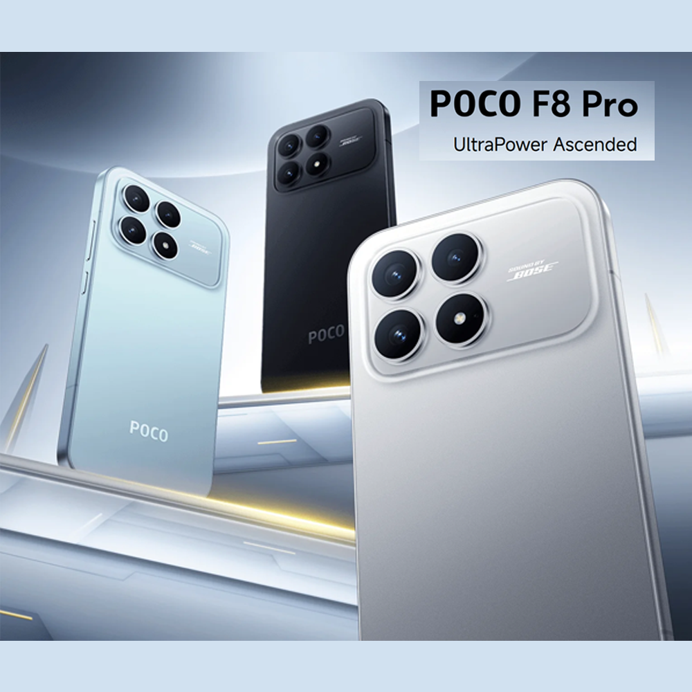 Xiaomi POCO F8 Pro | Snapdragon® 8 Elite | 6210mAh battery | 6.59" 120Hz POCO HyperRGB AMOLED | 50MP Triple Camera with OIS