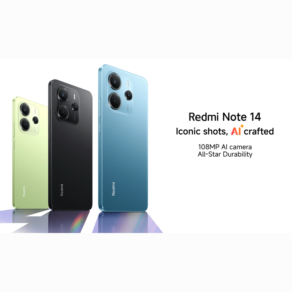 Xiaomi Redmi Note 14 | MediaTek Helio G99-Ultra | 120Hz Eye-Care Display | 108MP AI Camera System