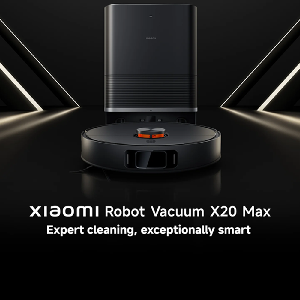 Xiaomi 55W Robot Vacuum X20 Max D109GL | Extendable mop arm | 8000Pa | 4800mAh | Smart carpet detection