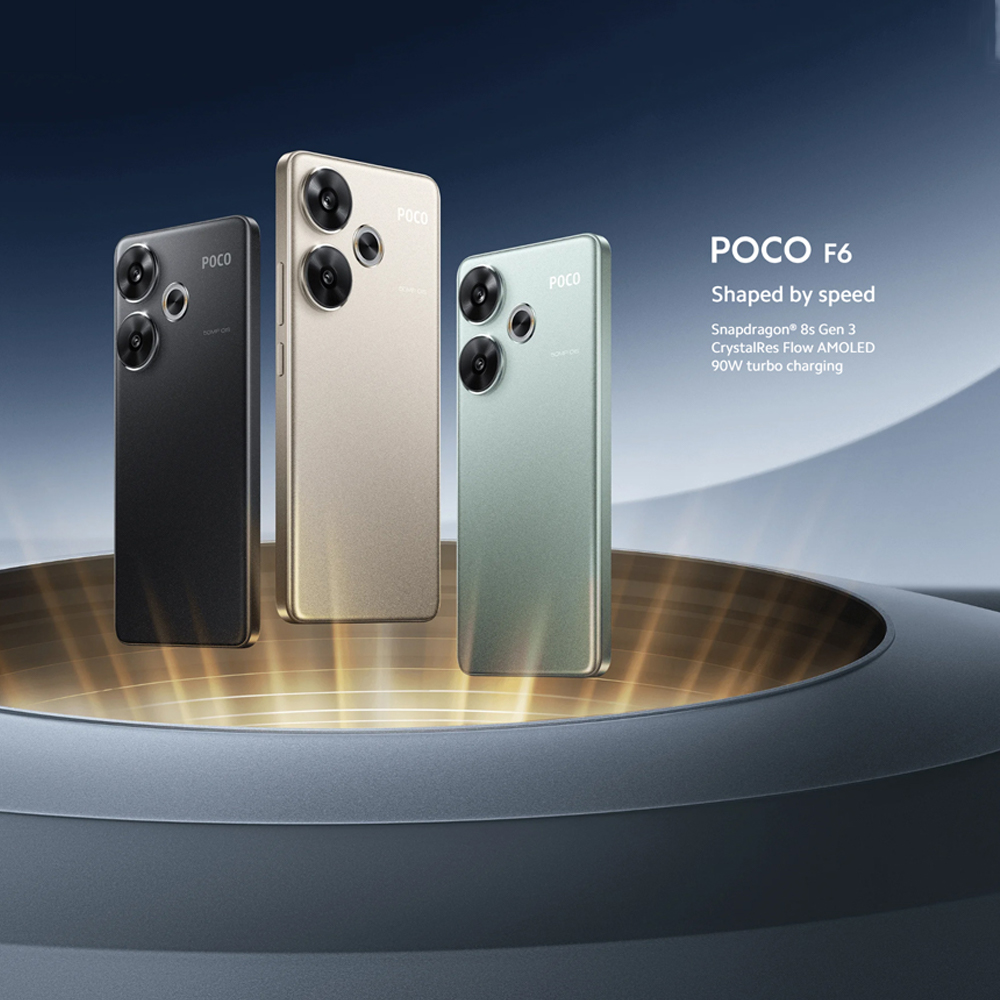 Xiaomi POCO F6 12GB+512GB / 8GB+256G | Flagship Snapdragon | 90W turbo charging | Intelligent temperature control | 1  Year General Warranty