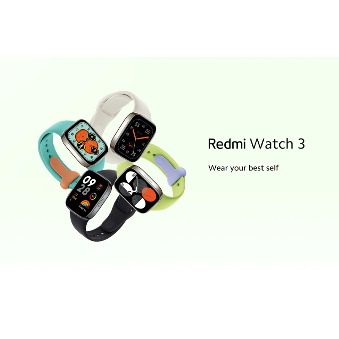 Xiaomi Redmi Watch 3 | 1.75" AMOLED Display | Up to 12 Days of Battery Life | 5ATM Water Resistance | 120+ Workout Modes | Smart Watch with 1 Year Warranty