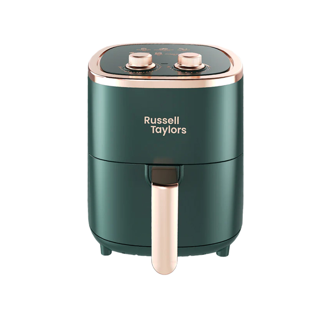 Russell Taylors 4.2L 3D Air Fryer Z1 | 360° Rapid Air Circulation Technology | Non Stick Pan | Temperature 80-200ºC |  Mechanical Control | Auto Shut Off | Power: 1,200W | Air Fryer with 2 Year Warranty