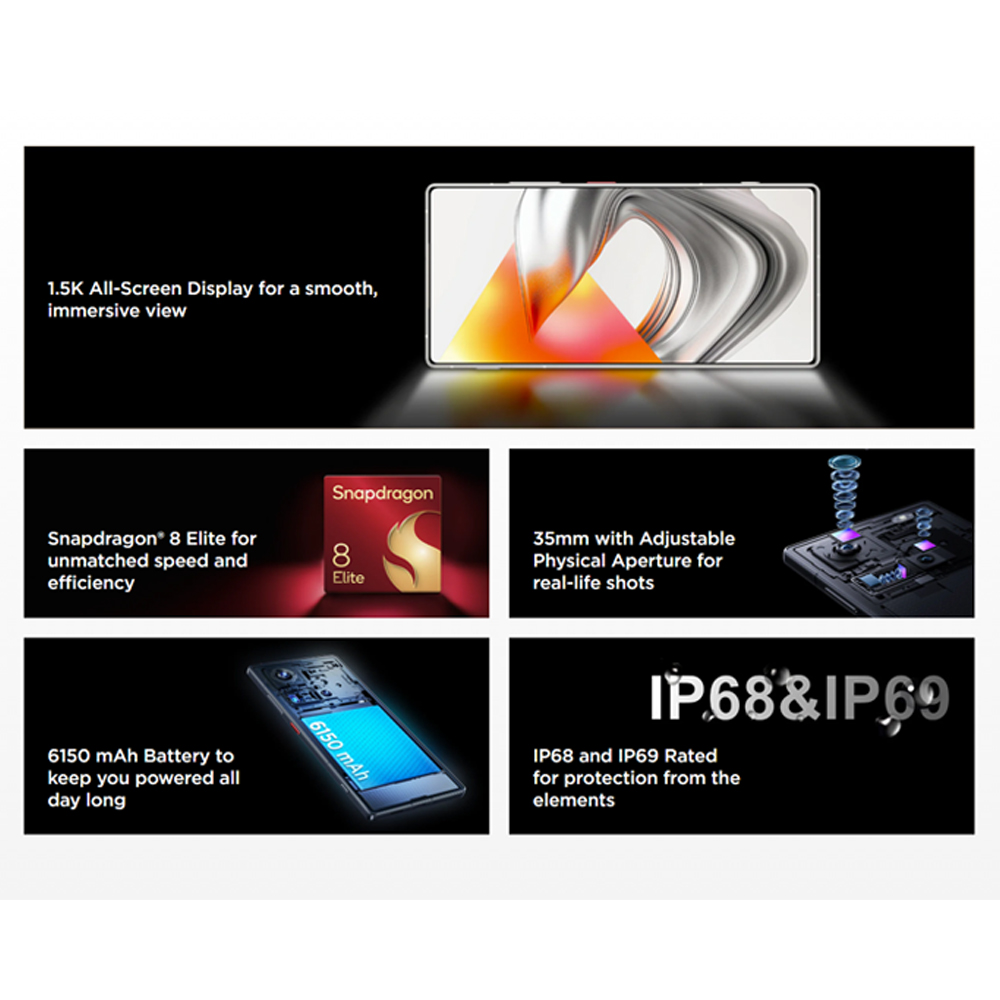 ZTE Nubia Z70 Ultra 5G 12GB+256GB / 16GB+512GB | Android 15, Nebula AIOS | Qualcomm SM8750-AB Snapdragon 8 Elite (3 nm)