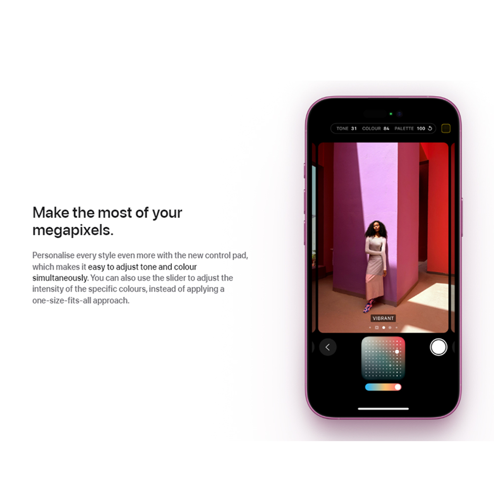 Apple iPhone 16 | 6.1" Super Retina XDR OLED | 48 MP Main Camera | Apple A18 (3 nm) | USB Type-C 2.0, DisplayPort | Stereo Speakers Sound | Smartphone with 1 Year Warranty