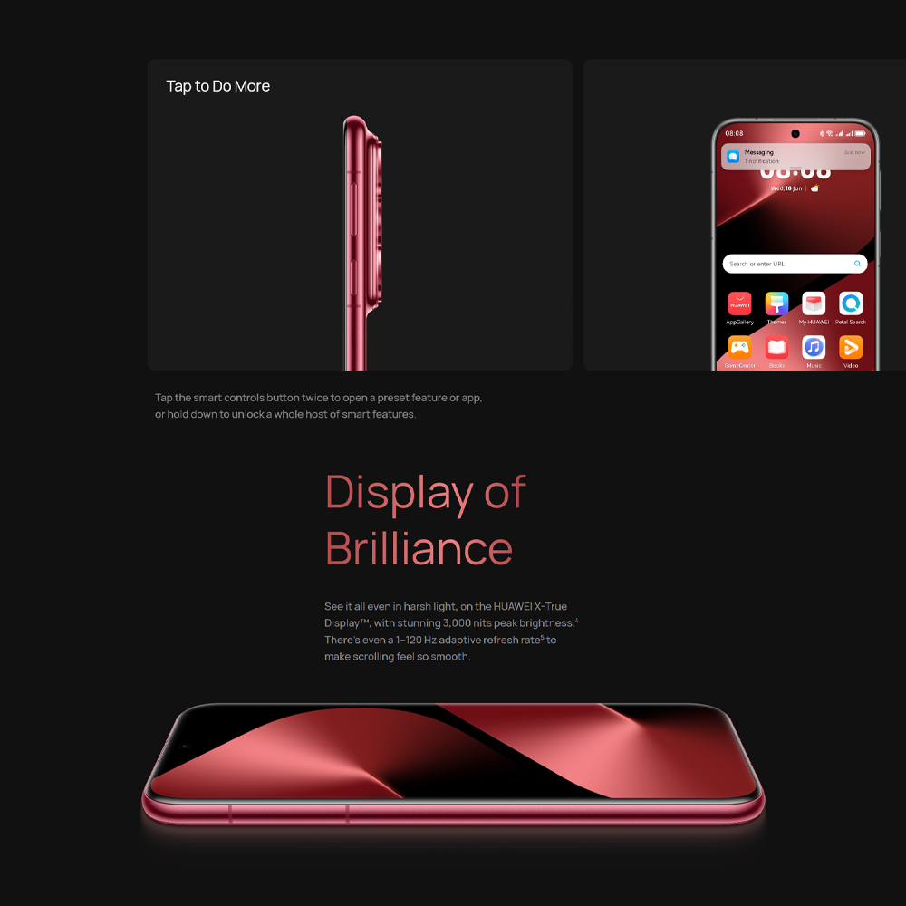 HUAWEI Pura 80 Pro 12GB+512GB | 6.8 inch | 50MP Rear Camera | Kirin 9020, Octa-core | Dual SIM | Li-Po 5170mAh, 100W Fast charging