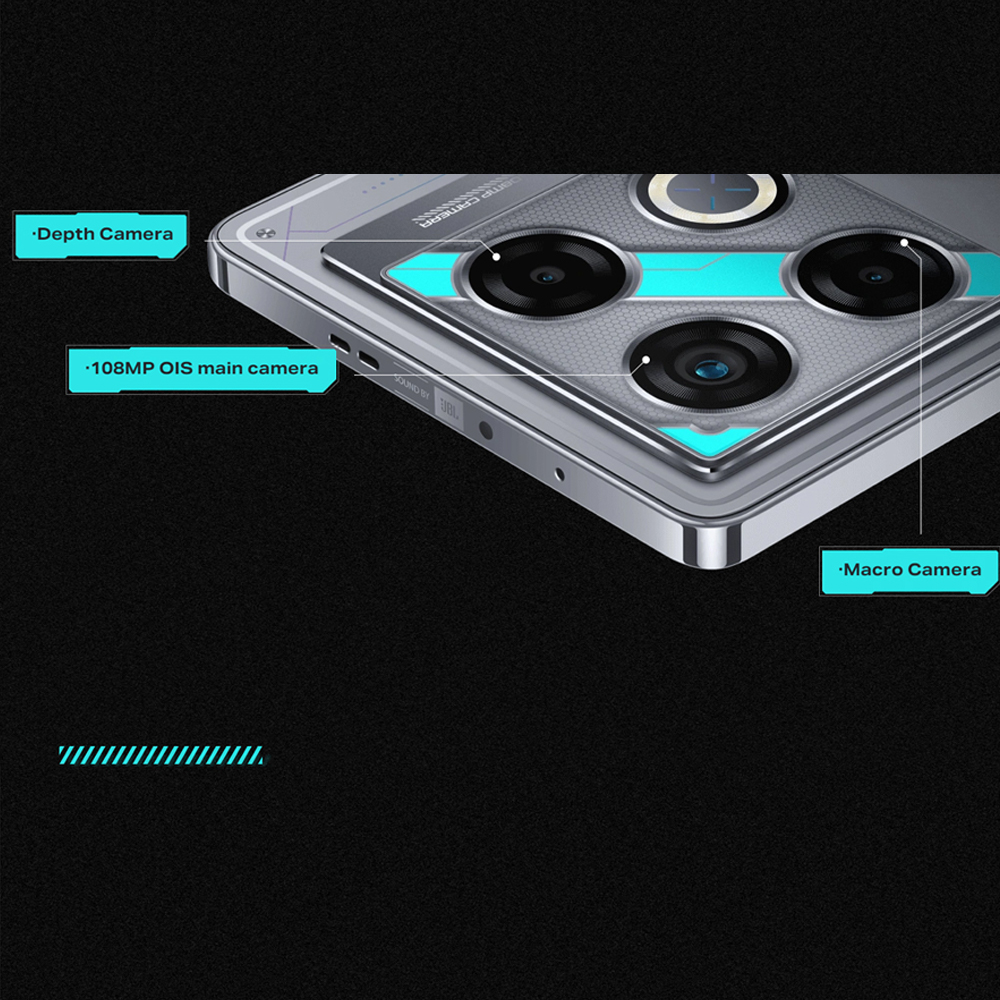 Infinix GT 20 PRO 12GB+256GB | Cyber Mecha Design With  Mecha Loop LED Interface | Ultra Powerful Signal  | Clean & Pure | 1  Year General Warranty