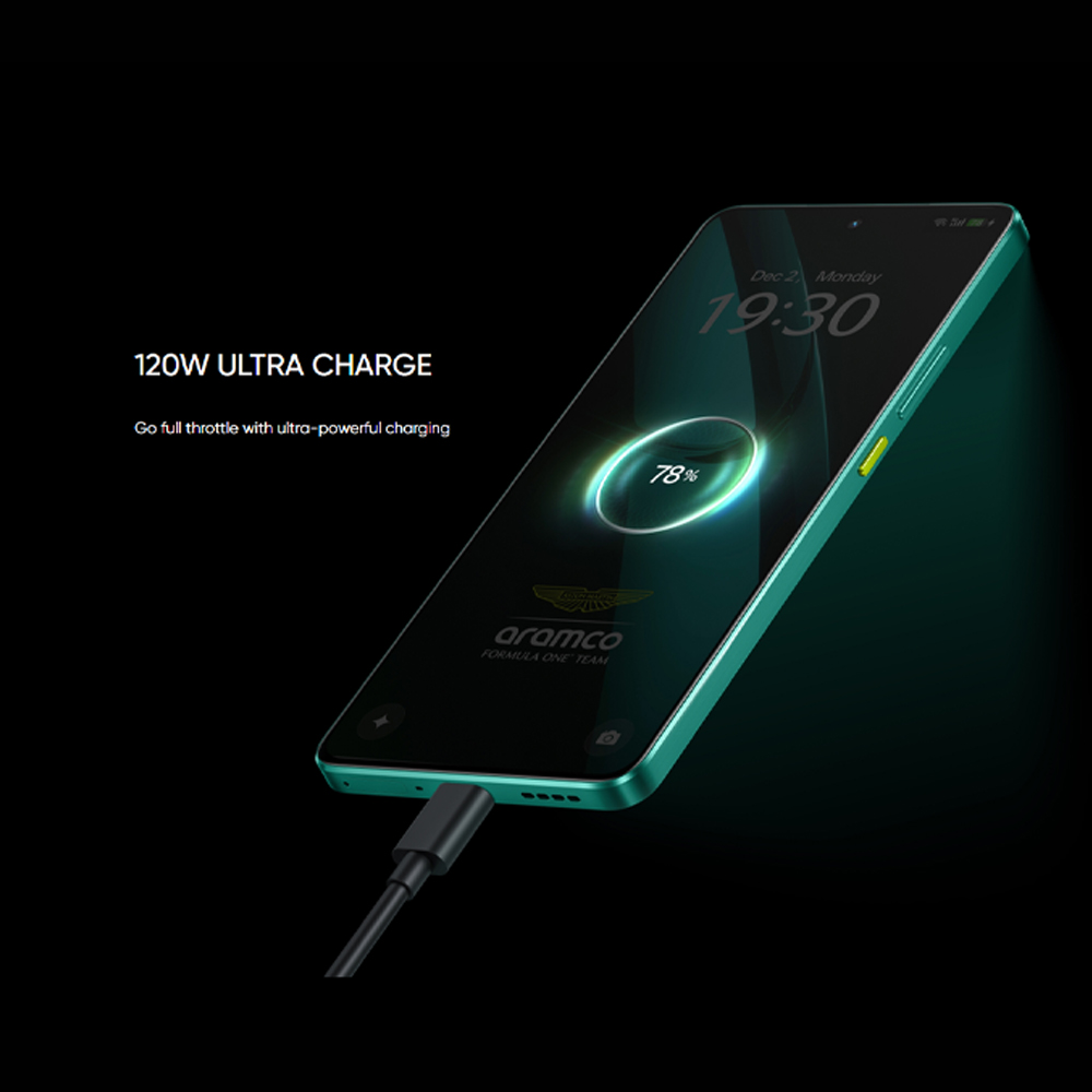 realme GT 7 Dream Edition 16GB+512GB | 6.78 inches, LTPO AMOLED | 50MP Main Camera | Mediatek Dimensity 9400e (4 nm) | Android 15, Realme UI 6.0 | Li-Po 7000mAh, 120W wired