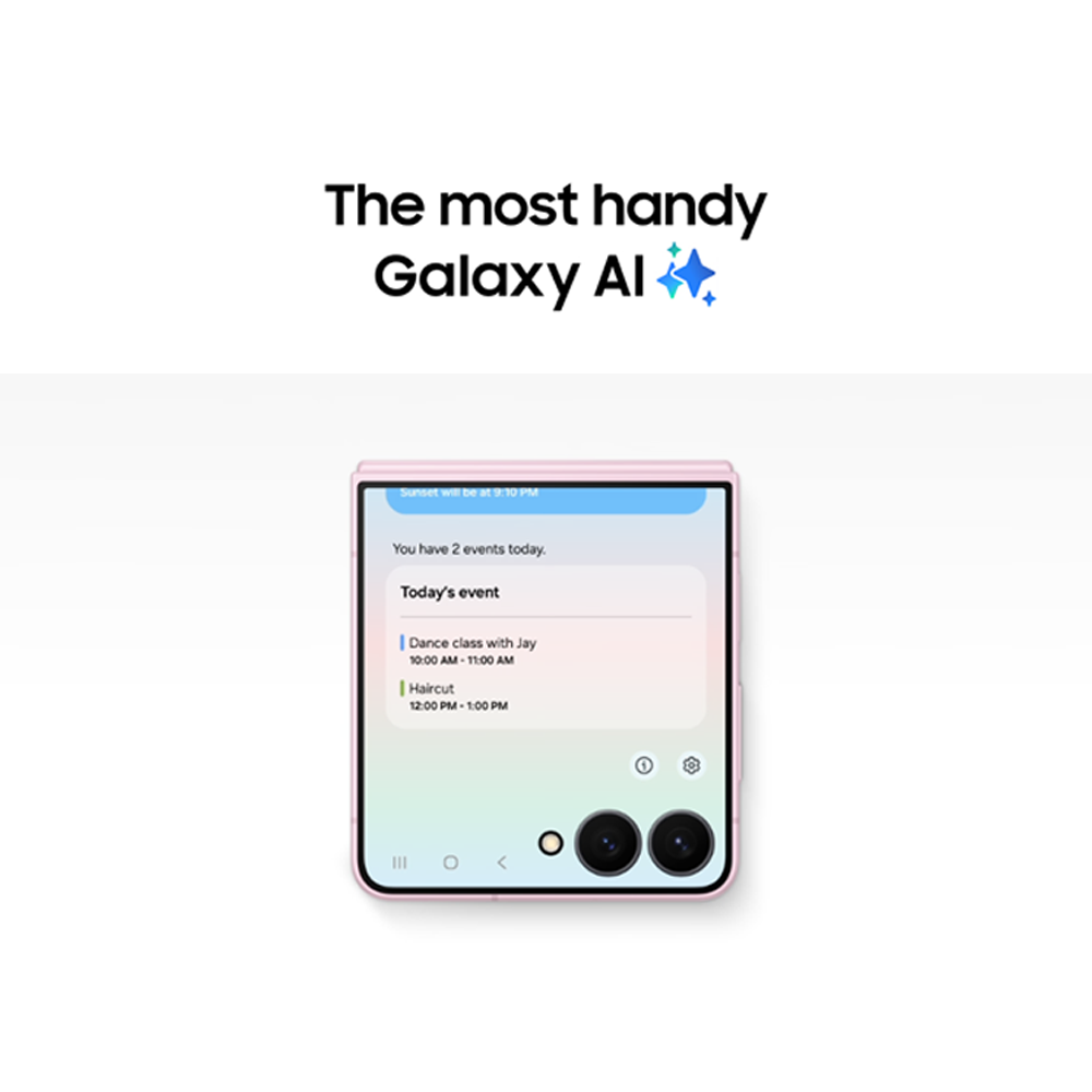 SAMSUNG Galaxy Z Flip8 12GB+256GB / 12GB+512GB | 6.9 inch, Foldable Dynamic | 50MP Rear Camera | Exynos 2600 (2 nm) | Android 17, One UI 9 | Li-Po 4300mAh, 25W Fast Charge