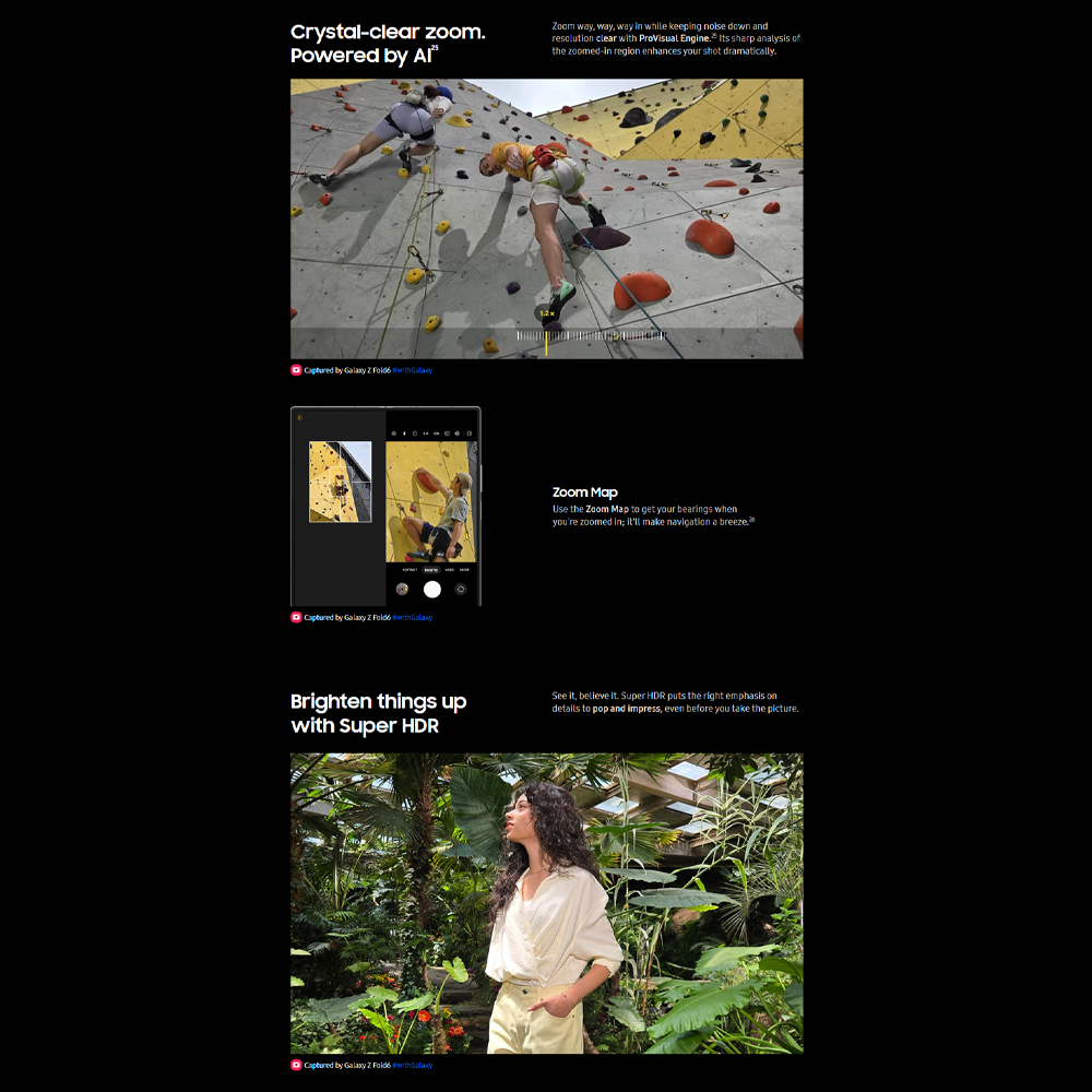 SAMSUNG Galaxy Z Fold6 | Qualcomm SM8550-AC Snapdragon 8 Gen 3 (4 nm) | Nano-SIM and eSIM | 5G