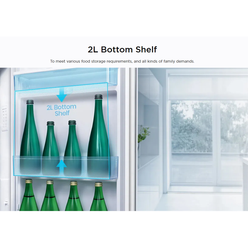 TCL 505L Twin Eco Inverter Multi Doors Refrigerator TR-C505AGWP | Total no frost | External LED display | LED light