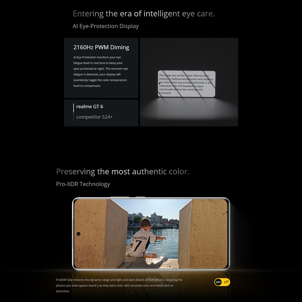 realme GT 6 12GB+256GB / 16GB+512GB | Snapdragon® 8s Gen 3 Chipset | Sony LYT-808 OIS Camera | 120W SUPERVOOC Charge