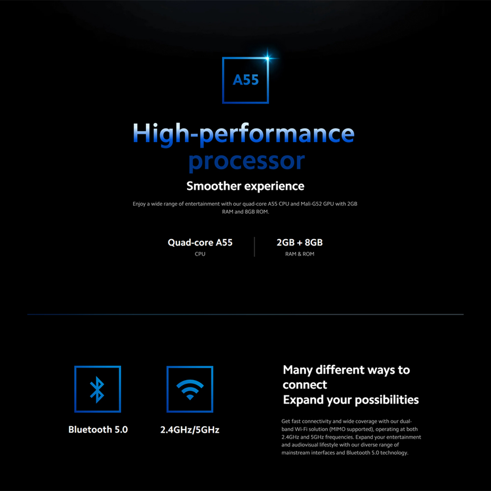 Xiaomi 55" 4K UHD Google TV TV A 55 2025 | 4K HDR | Dolby Audio™ | Ultra slim-bezel design | Google TV