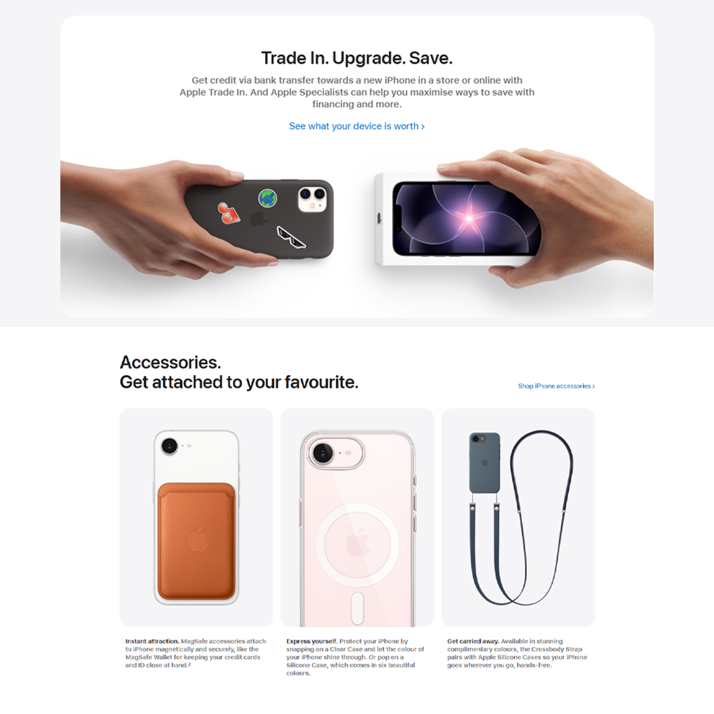 Apple iPhone 17e 8GB+256GB/ 8GB+512GB | 6.1″ | 48MP Rear Camera | Apple A19 (3 nm) | iOS 26.3 | Li-Ion 4005 mAh