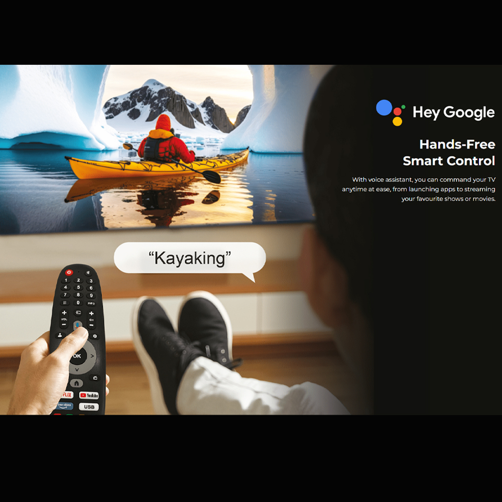 Caixun 40" 2K LED Google TV (PROXITY) C40V1FA | 2K FHD | Dolby Audio | Android TV