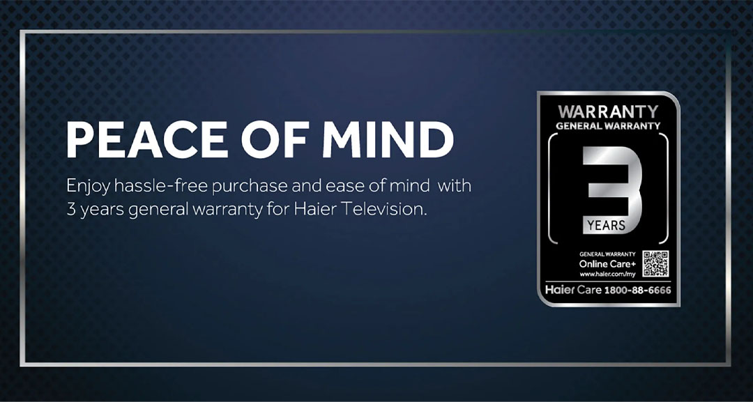 HAIER 55" OLED 4K HDR Smart LED TV H55C900UX | OLED Google Drive Series | Dolby Vision |  Sound System | 120 Hz | Smart LED TV with 3 Year Warranty