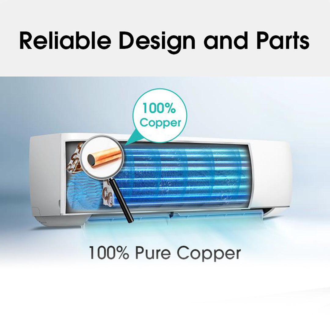 HISENSE 1HP R32 Non-Inverter Wall Mount Air Conditioner AN09CBG | LED display | Super Quite Mode | Gas Leaking Detection | Smart Mode - Auto run | Air Conditioner with 2 Years Warranty