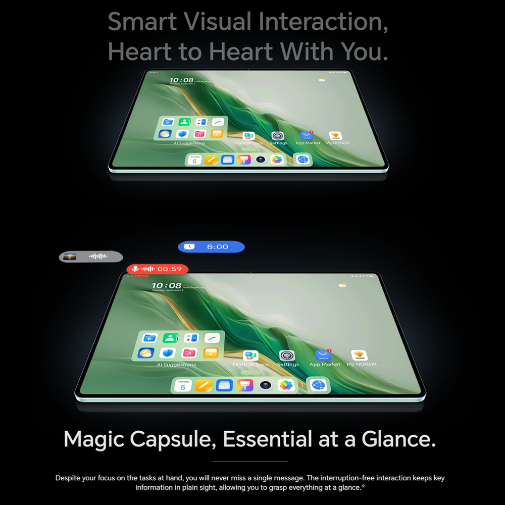 HONOR MagicPad2 12GB+256GB | 12.3 inch, OLED | MagicOS 8.0.1 (Android 14) | The Slimmer, The Stronger
