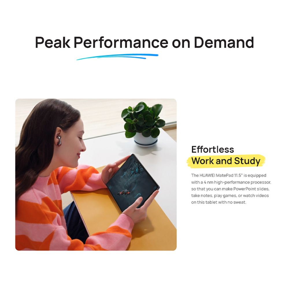 HUAWEI MatePad 11.5''S PaperMatte Edition 2024 8GB+256GB | Super Device, Floating Multi-Window6 | Crystal-clear and Eye-soothing PaperMatte Display | HUAWEI Notes,5 Easy Recording and Reviewing | 1  Year General Warranty