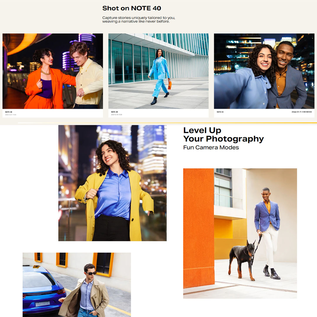 Infinix Note 40 8GB+256GB | Li-Po 5000mAh | 45W | 6.78 inches | Flexible AMOLED display | Mediatek Helio G99 Ultimate | Smartphone with 1 Year Manufacturer Warranty