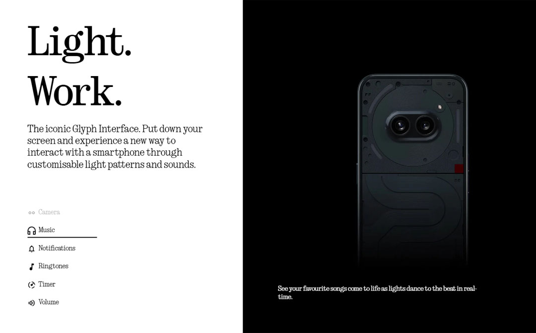 NOTHING Phone (2a) 12GB+256GB | Dual 5G | Hybrid Co-Existance 2.0 | 5000 mAh Battery | Smartphone with 1 Year Warranty