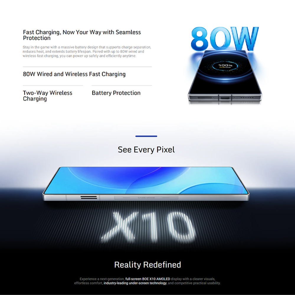 REDMAGIC 11 Pro | Snapdragon 8 Elite Gen 5 | AMOLED Display 144Hz Refresh Rate | 7500mAh Battery | 80W Fast Charging