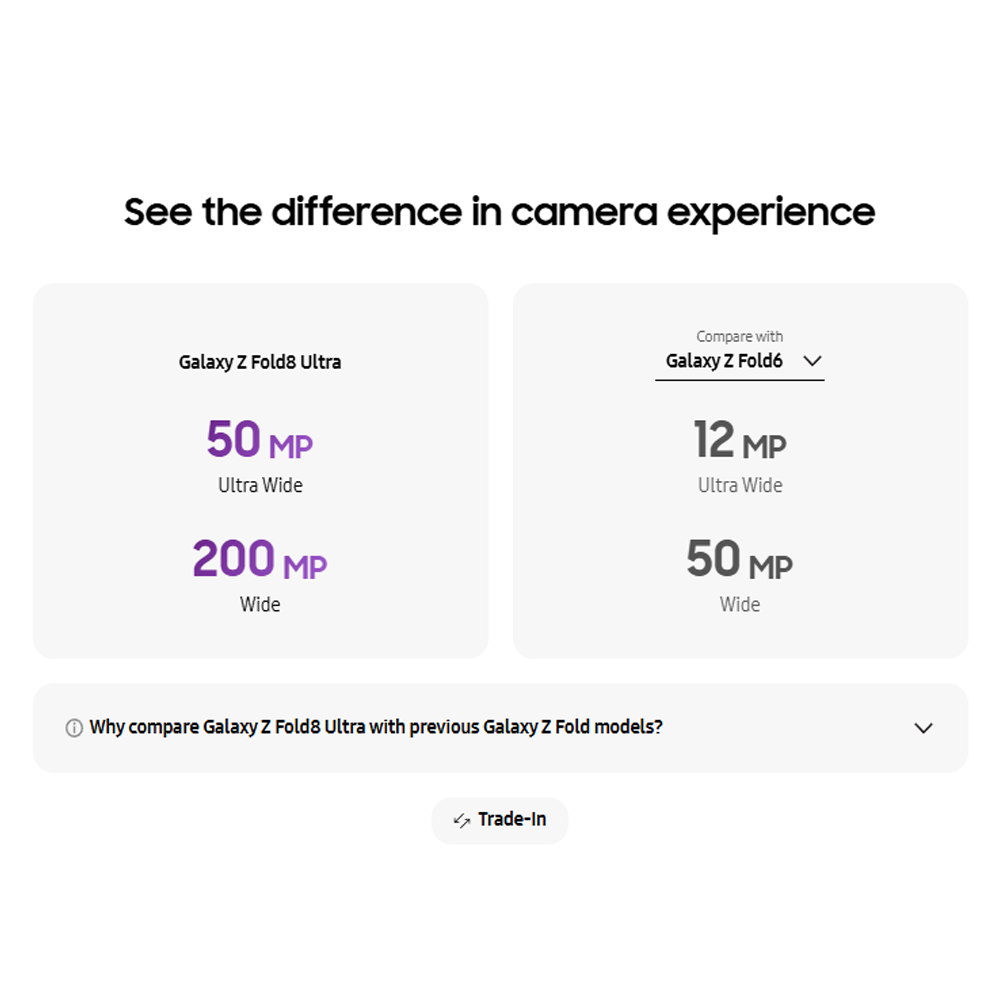 SAMSUNG Galaxy Z Fold8 Ultra 12GB+256GB / 12GB+512GB / 16GB+1TB | Snapdragon® 8 Elite Gen 5 | 5000 mAh | Galaxy AI |2504 x 2256 QXGA+ Dynamic AMOLED 2X