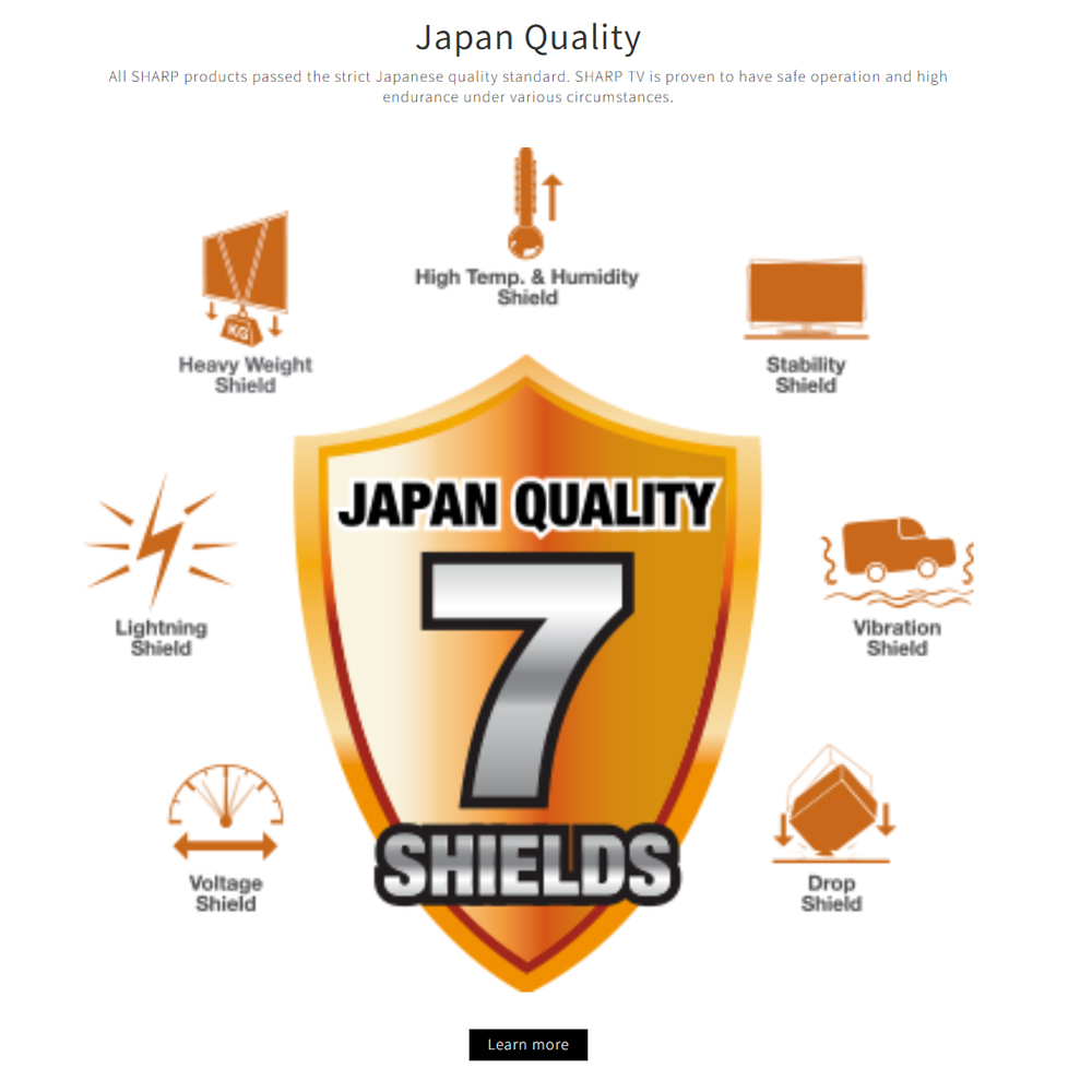 SHARP 32" AQUOS FHD Google TV 2TC32EG1X | Game Low Latency | Slim Bezel Design | Google Assistant