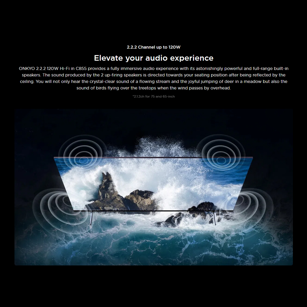 TCL 75/85/98 Premium QD-Mini LED 4K Google TV C855 | HDR 10+ | Ultra Slim Design | Dolby Atmos