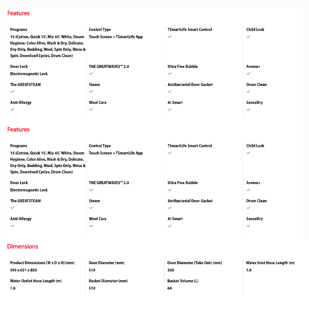 TOSHIBA 10.5KG/7KG Aroma+ AI Smart Front Load Washer Dryer TWD-T21BU115UWM(MG) | THE GREATWAVES™ 2.0 | Ultra Fine Bubble