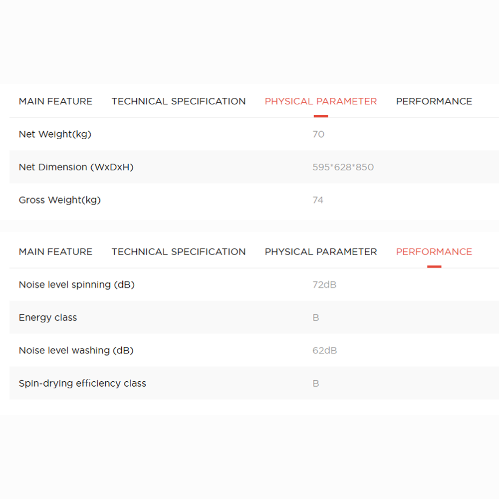 TCL 10.5KG/7KG Inverter Direct Drive Washer Dryer With Full LED Panel TWD105-C31DG | DD Motor | Less Friction More Care