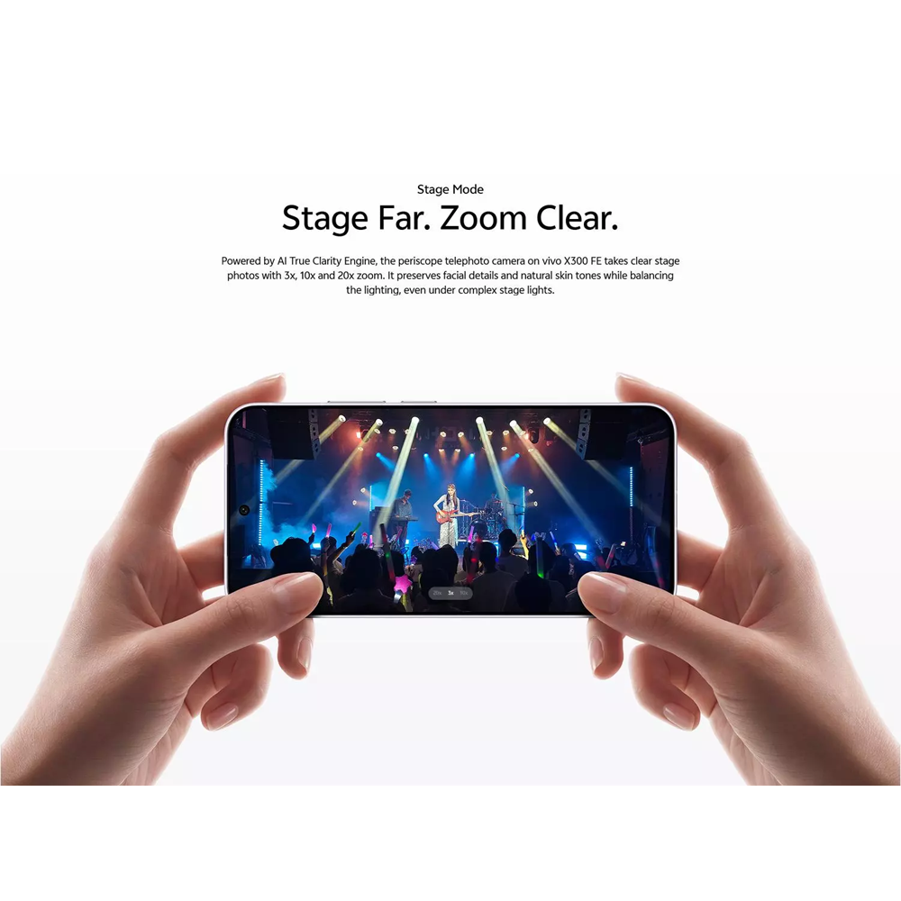 vivo X300 FE 12GB+256GB / 12GB+512GB | Qualcomm Snapdragon 8 Gen 5 | 6500mAh BlueVolt Battery | Pro Video | 90W FlashCharge