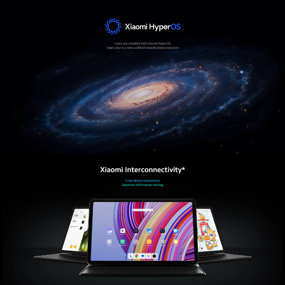 Xiaomi Redmi Pad Pro 5G | Snapdragon® 7s Gen 2 | 10000 mAh Battery | 120Hz 2.5K display | Quad speakers