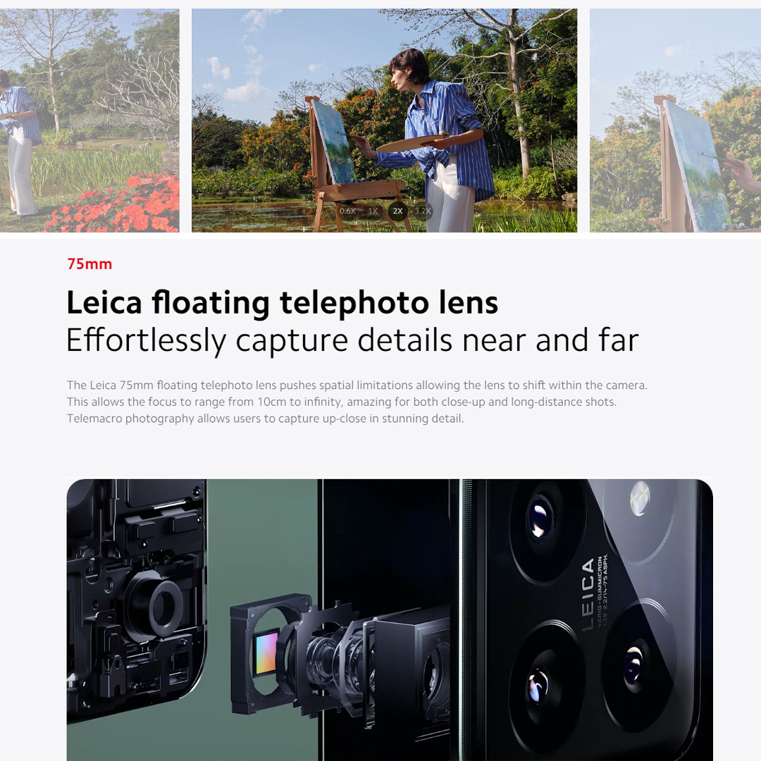 Xiaomi 14 12GB+512GB | Ultra-large Image Sensor | Supports Dolby Vision® Shooting | Leading Imagery | Compact Size | Smartphone with 1 Year Warranty