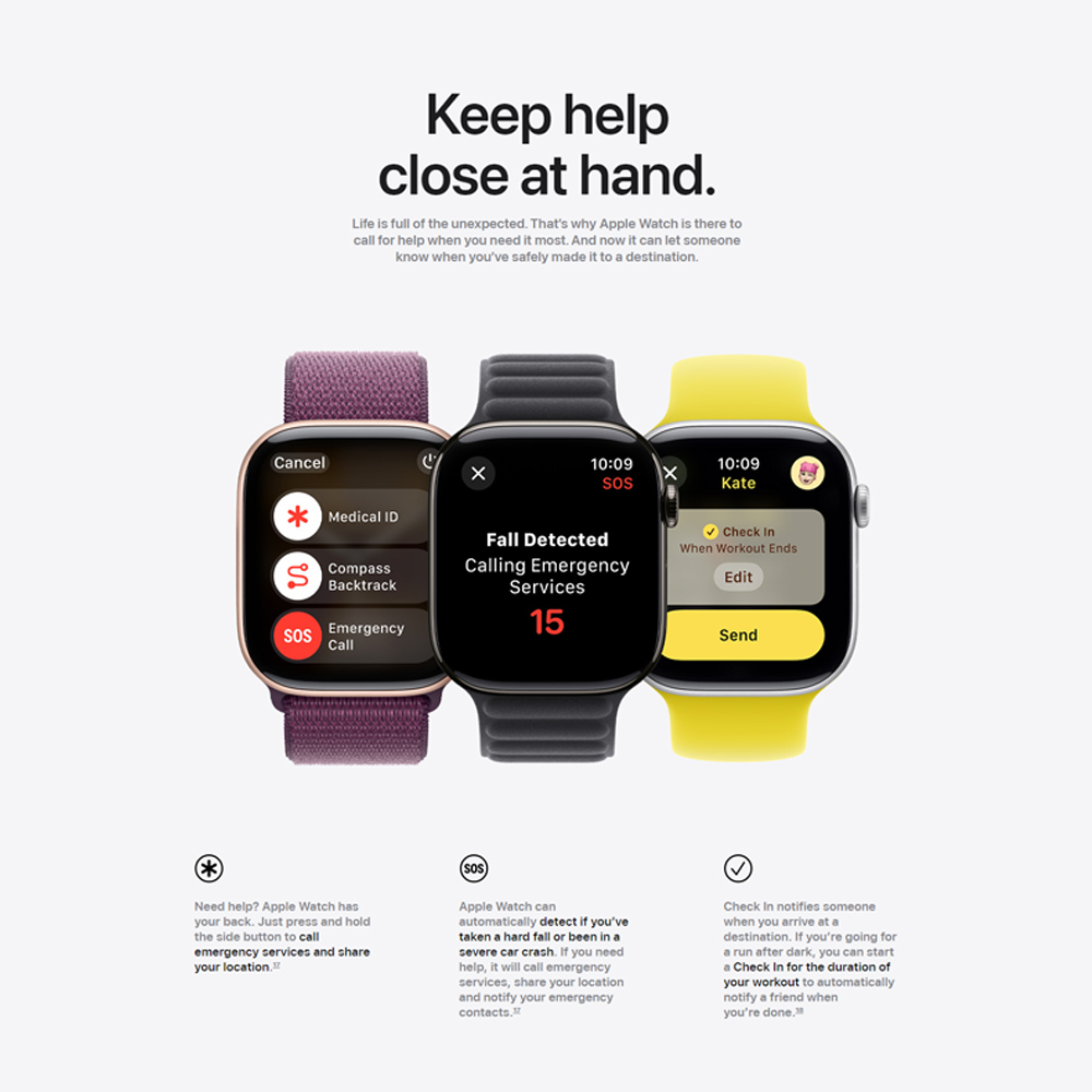 Apple Watch Series 10 Natural Titanium / Silver Aluminium GPS/ GPS + Cellular | LTPO3 OLED Always-On Retina display | Temperature sensing