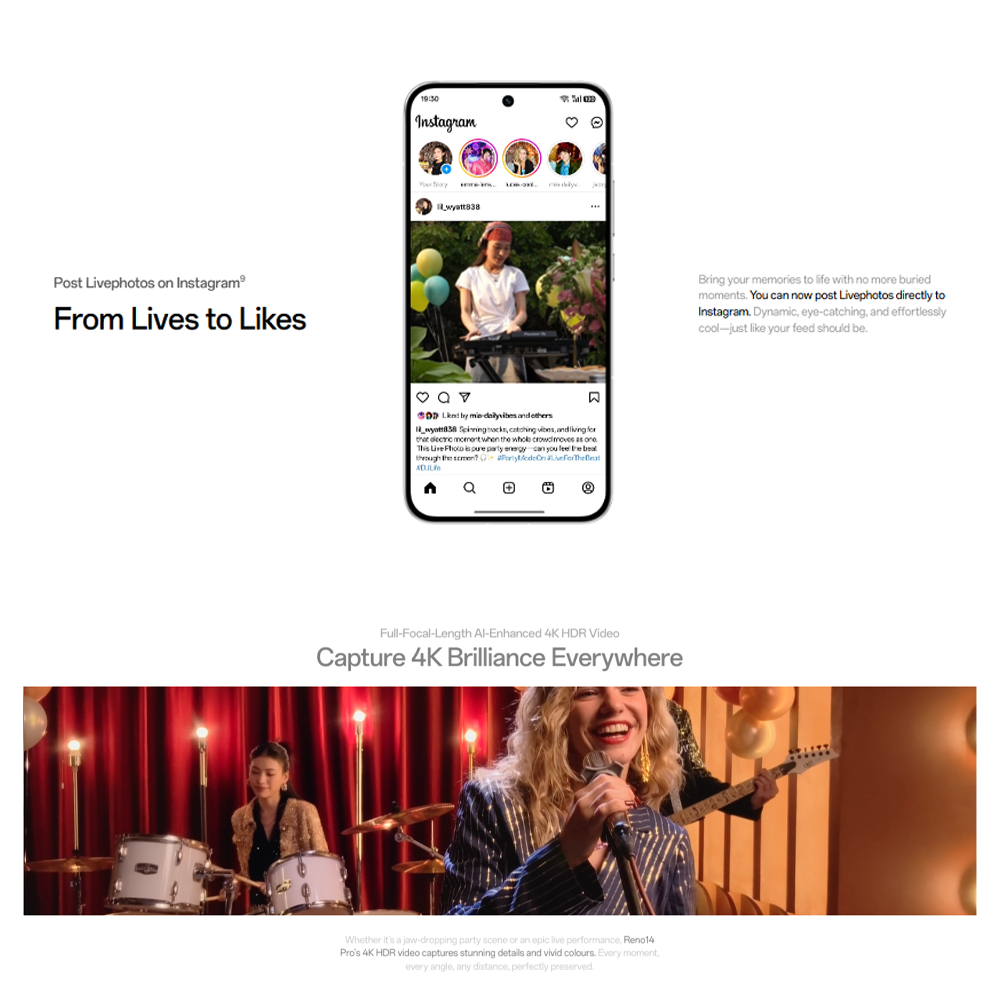 OPPO Reno14 Pro 5G | Al-Enhanced 4K HDR Video | 6200mAh Large Battery 80W SUPERVOOCTM | 50MP 3.5xTelephoto | 50MP Ultra-Wide Camera