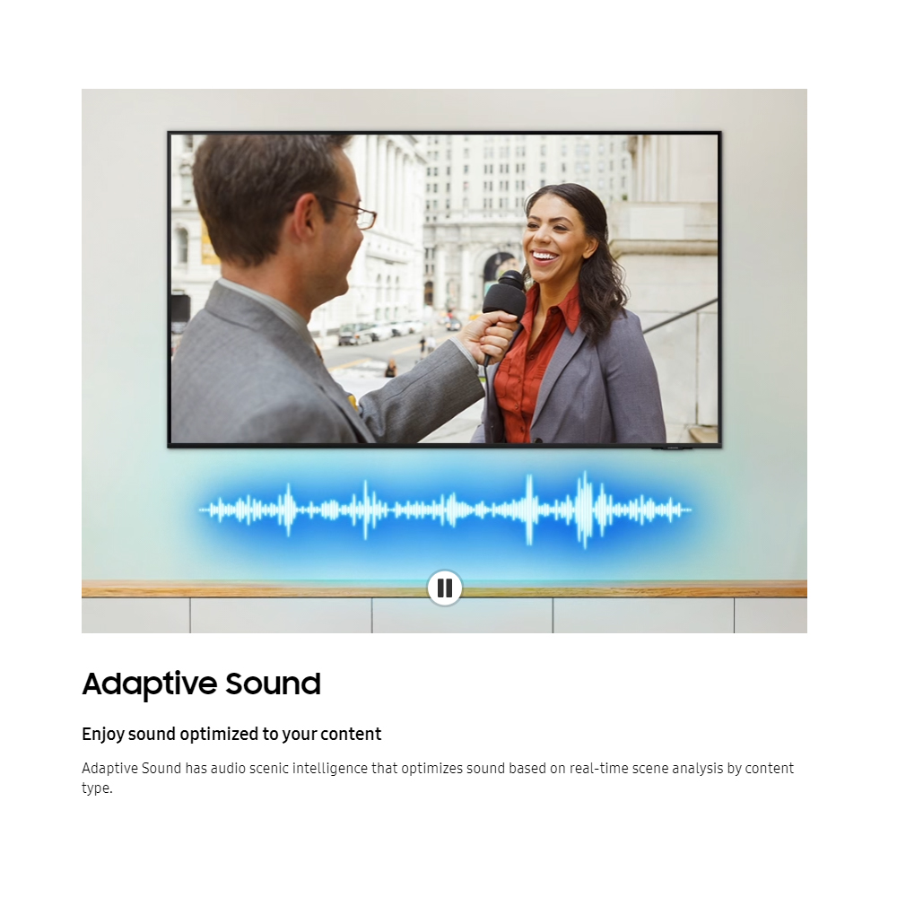 SAMSUNG 55"/65"/75" Crystal 4K UHD Smart TV UA55DU8000KXXM/UA65DU8000KXXM/UA75DU8000KXXM | AirSlim | 4K Upscaling